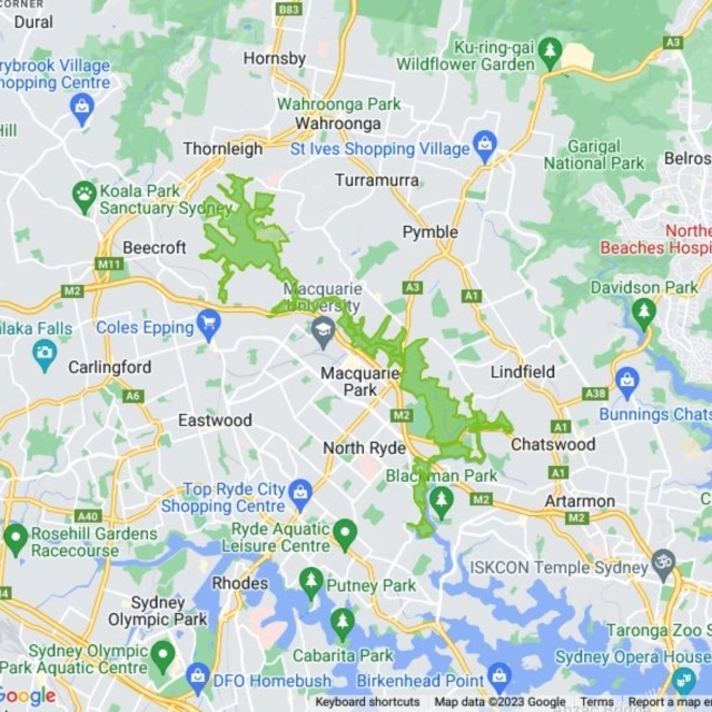 Lane Cove National Park field guide