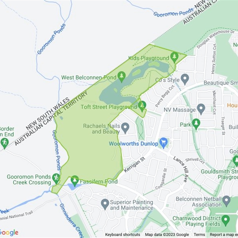 West Belconnen Pond field guide