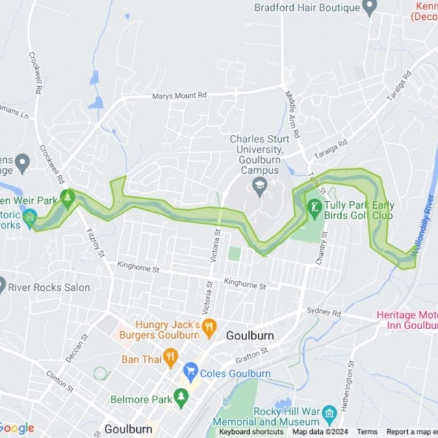 Wollondilly River Corridor & Walkway, Goulburn field guide