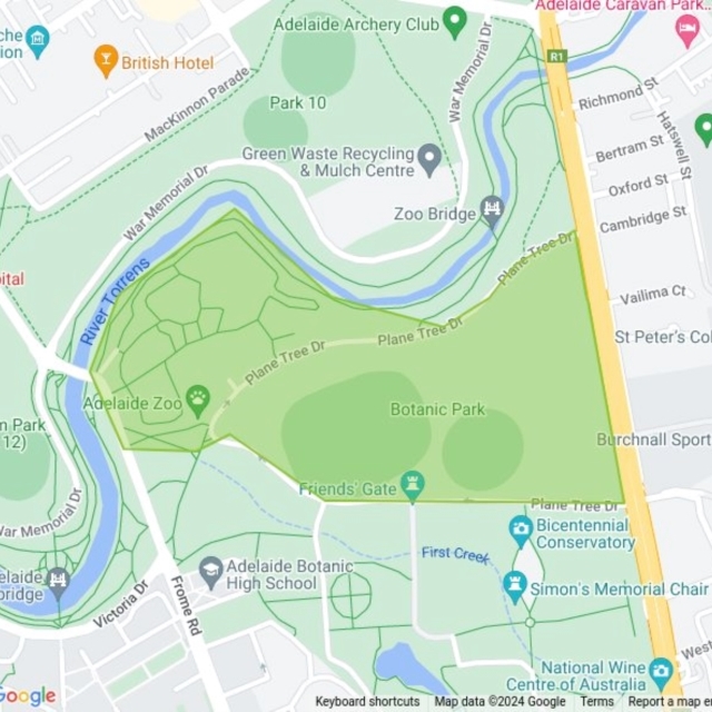 Adelaide Zoo and Botanic Park field guide