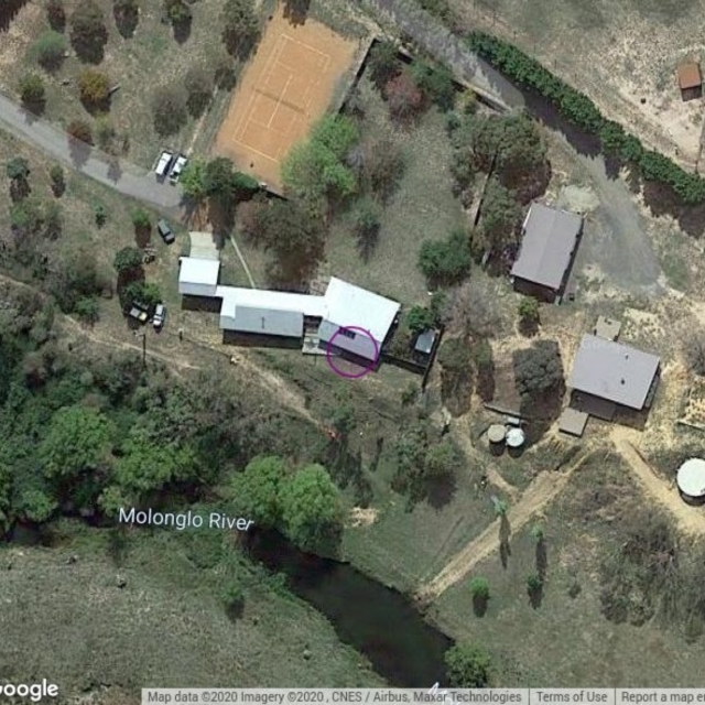 PAR100: Parsons Property, Molonglo River at house.